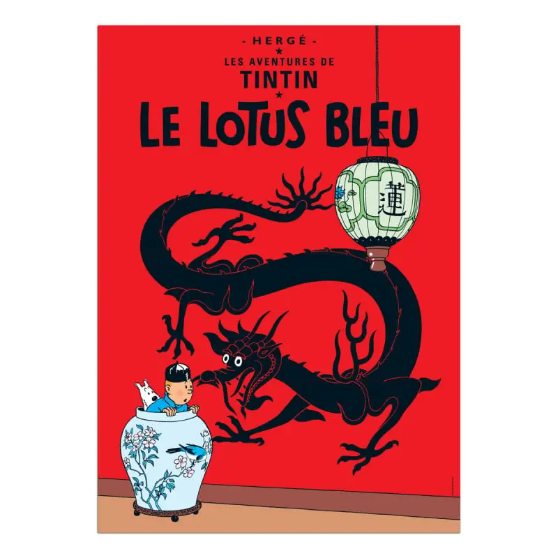 Poster Tintin Lotus PM