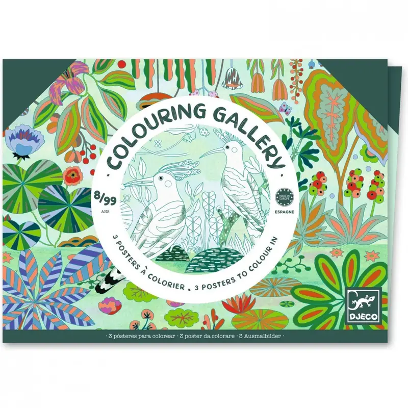 Posters à colorier Sauvages