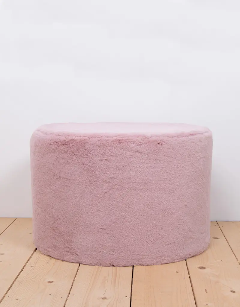 Pouf enfant rose poudré Wild & Soft