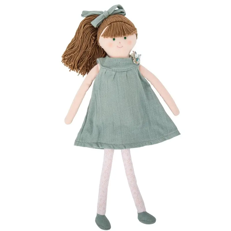 Poupée en tissu - Vert Céladon