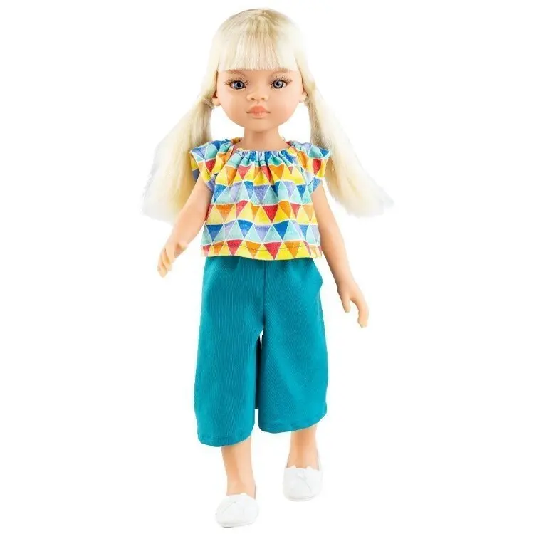 Poupée Virgi 32 cm vinyle articulée blonde yeux bleus