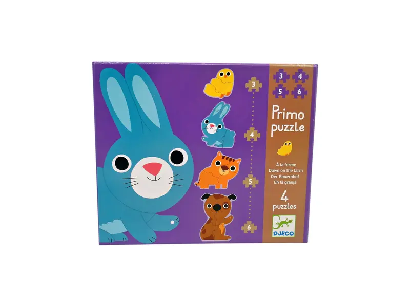 Primo Puzzle - A la ferme - 18 pièces