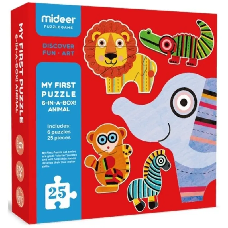 Puzzle 1er Age Animaux de la Jungle - 25 pièces