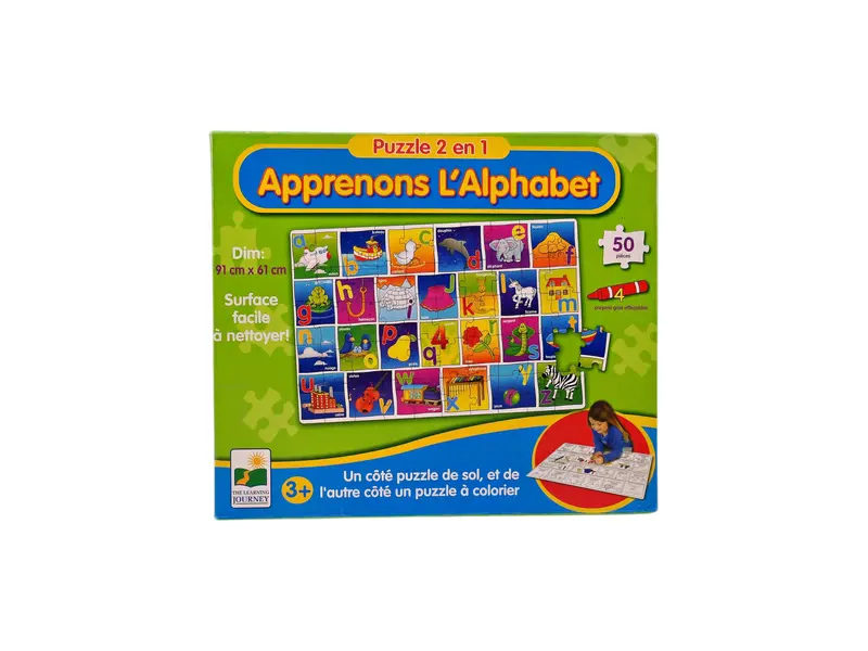 Puzzle 2 en 1 - Apprenons l'alphabet