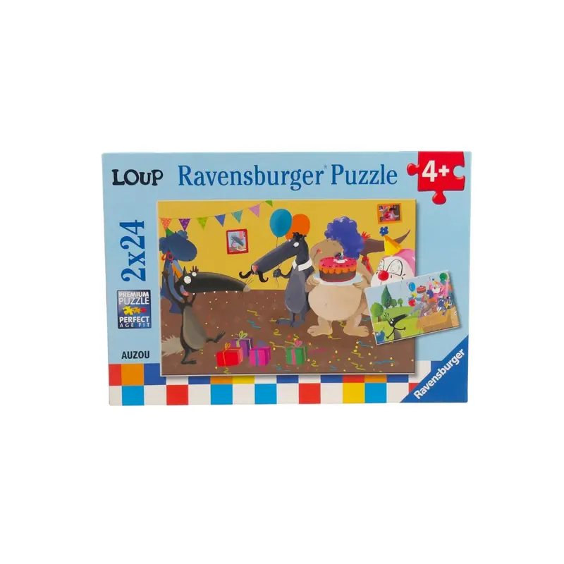 Puzzle -  2x24 pièces - Le loup qui fêtait son anniversaire -- Édition 2018