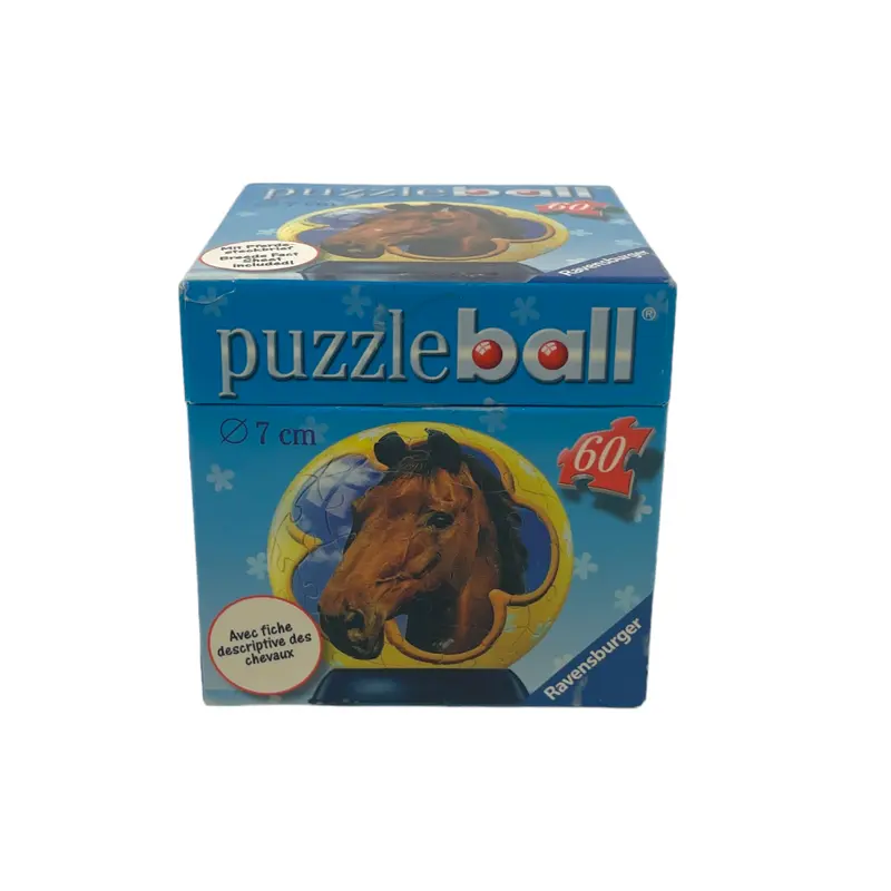 Puzzle 3D - Ball - Poney - 60 pièces- Édition 2006