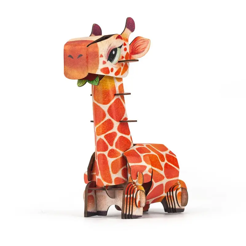 Puzzle 3D Construction - Girafe