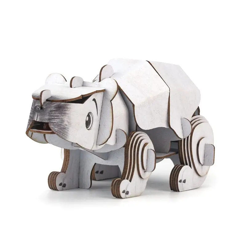 Puzzle 3D Construction - Ours Polaire