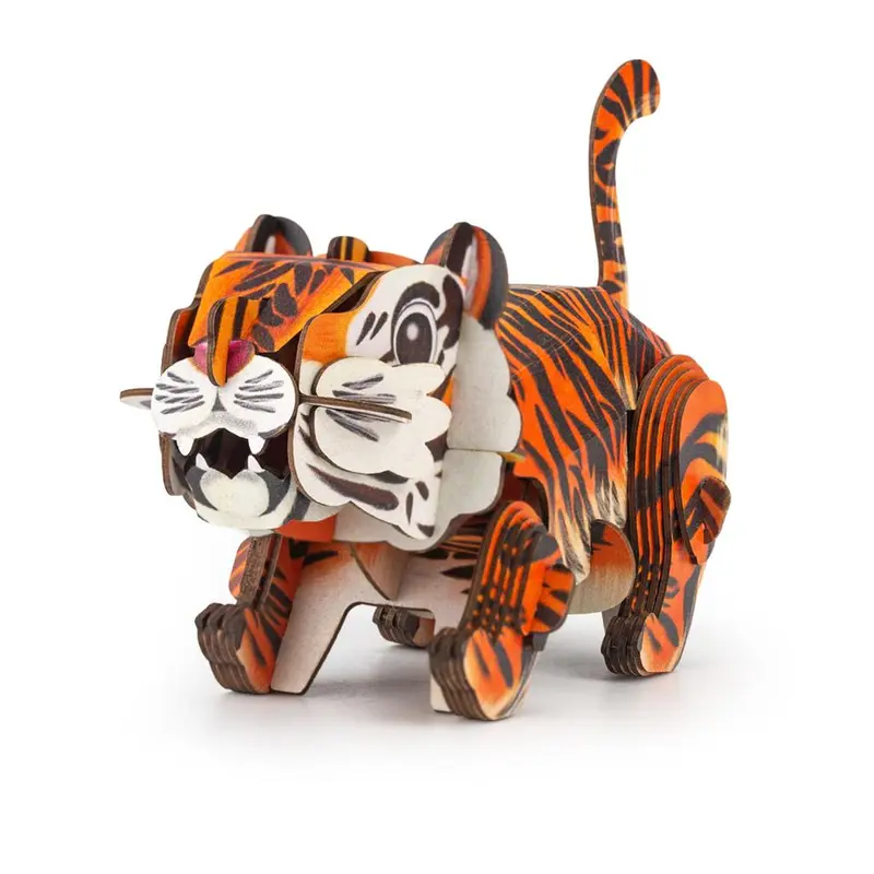 Puzzle 3D Construction - Tigre
