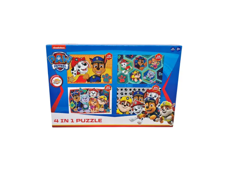 Puzzle 4 en 1 - Pat'Patrouille