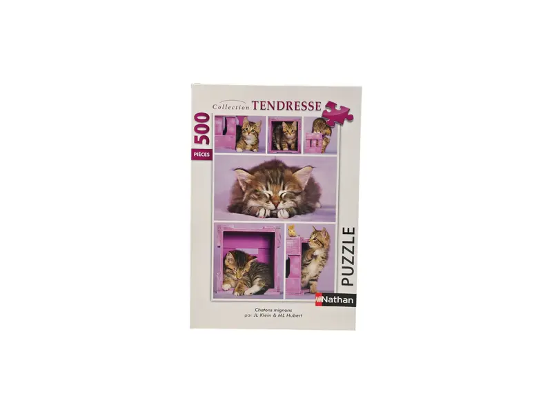 Puzzle - 500 pièces-Chaton