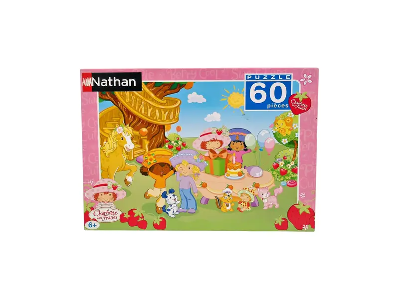 Puzzle 60 pièces - Charlotte aux fraises l'anniversaire