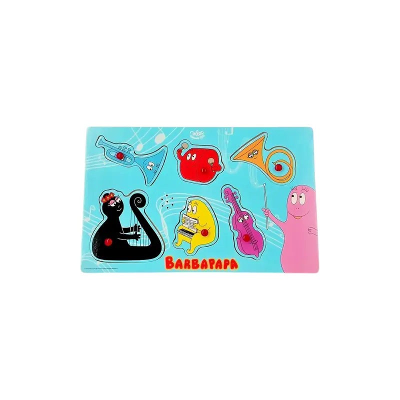 Puzzle à boutons Barbapapa - L'Orchestre