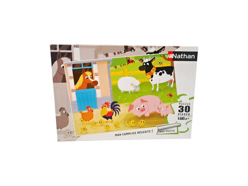Puzzle - Animaux de la ferme - 30 pièces- Édition 2016