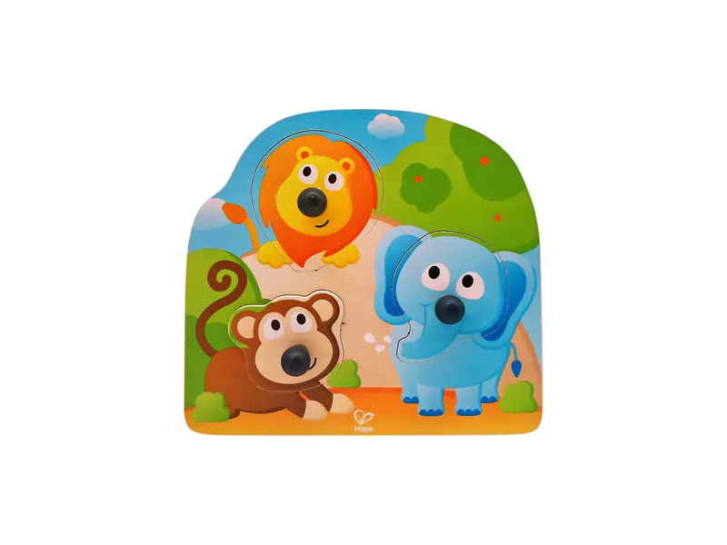 Puzzle - Animaux savane - 3 pièces