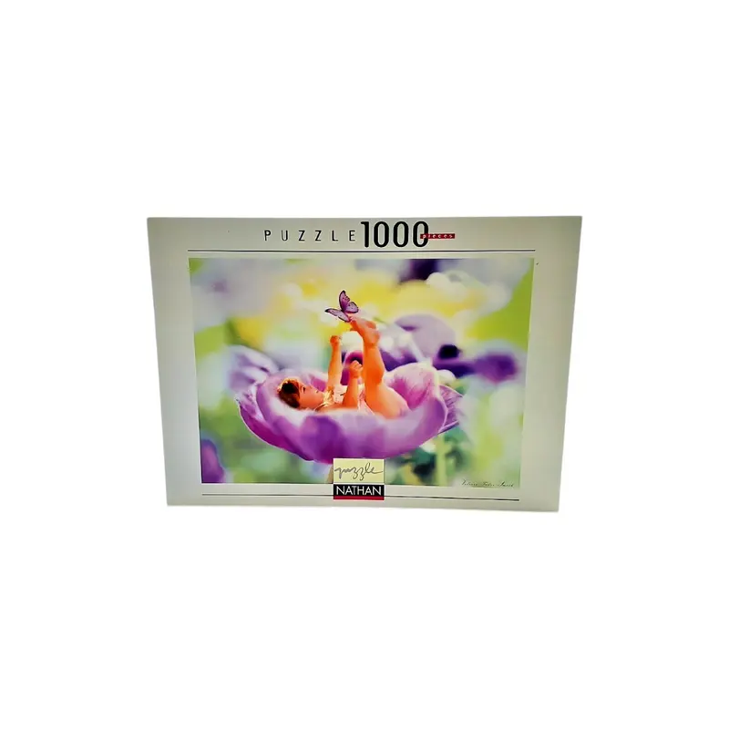 Puzzle - Anne Geddes - Bébé dans une fleur - 1000 pièces