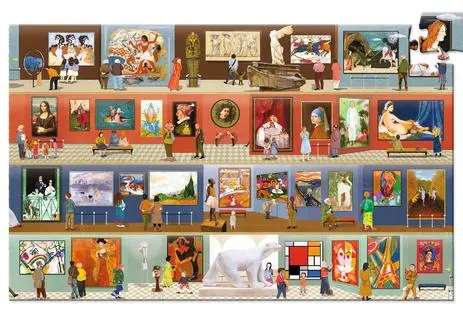 Puzzle Au musée 500 pièces