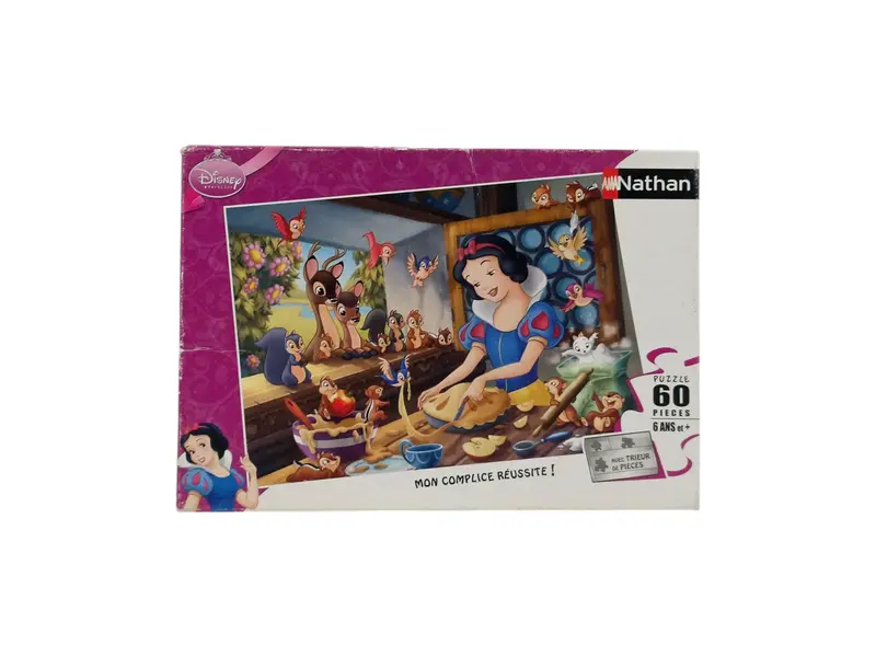 Puzzle - Blanche Neige fait de la patisserie - 60 pièces