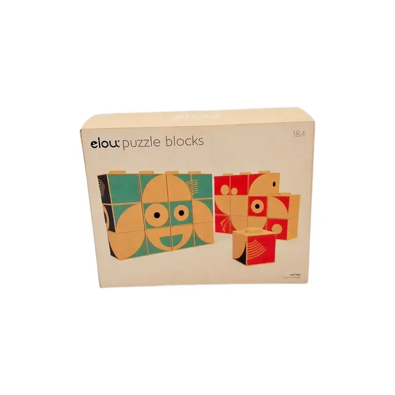 Puzzle blocks - Blocs de puzzle en liège