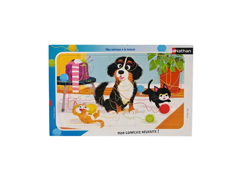 Puzzle cadre - Mes animaux à la maison - 15 pièces