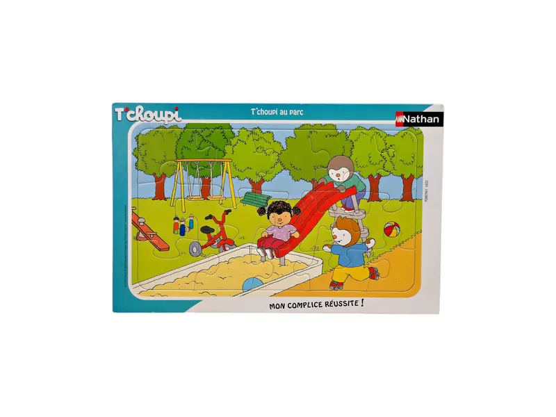 Puzzle cadre - T'Choupi au parc - 15 pièces