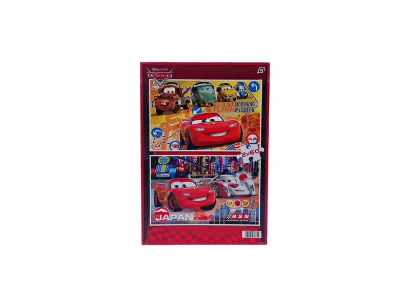 Puzzle - Cars  2 x 60 pièces