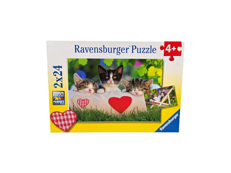 Puzzle - Chatons  - 2x24 pièces