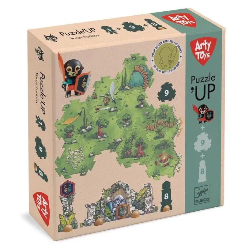 Puzzle de sol Arty Toys Voras Furious - 18 pièces