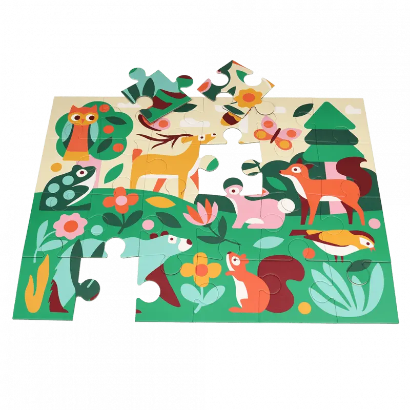Puzzle de sol Woodland - 24 pièces