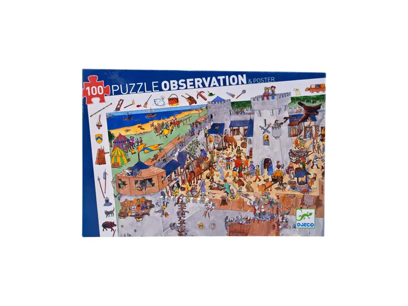 Puzzle découvertes - Le château fort - 100 pièces