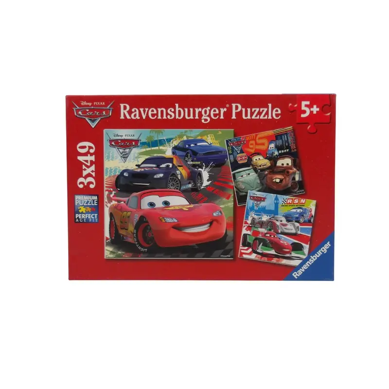 Puzzle - Disney Cars - 3 x 49 pièces- Édition 2013