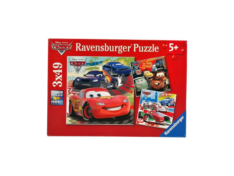 Puzzle - Disney Cars - 3 x 49 pièces- Édition 2013