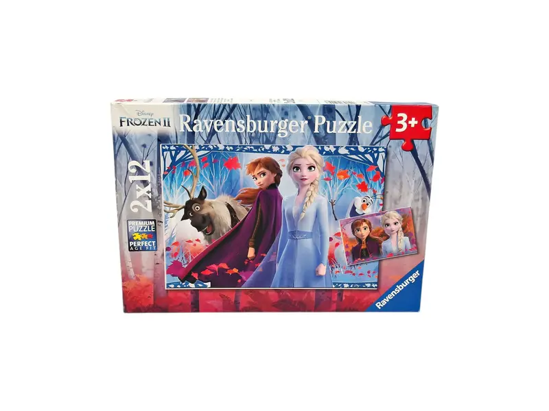 Puzzle Disney - La reine des neiges - 2 x 12 pièces