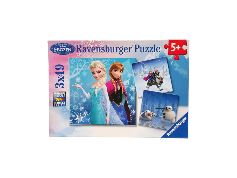 Puzzle Disney - La Reine Des Neiges - 3x49 pièces- Édition 2014