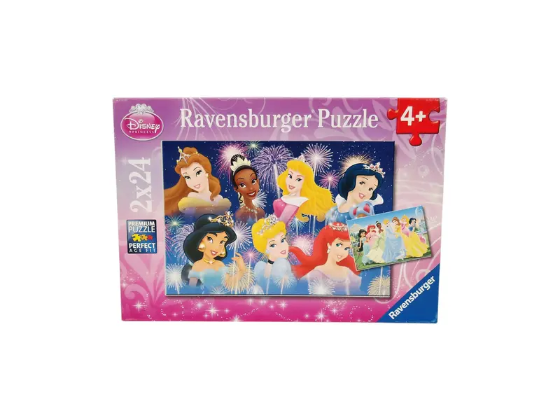 Puzzle Disney - Les princesses réunies - 2 x 24 pièces- Édition 2013