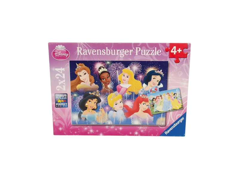 Puzzle Disney - Les princesses réunies - 2 x 24 pièces- Édition 2013