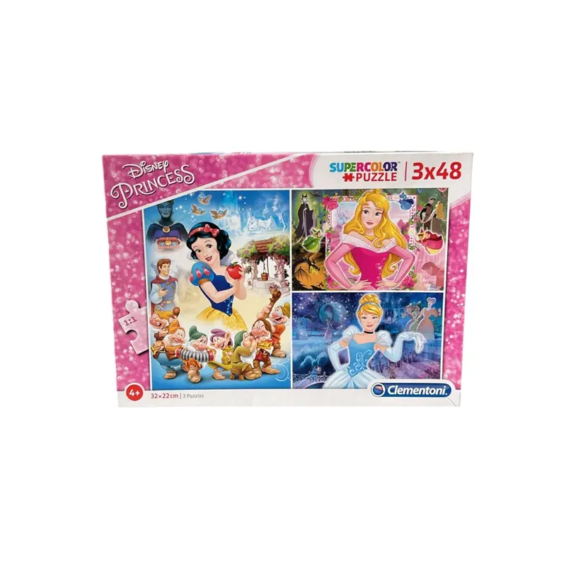 Puzzle - Disney Princesses - 3x48 pièces