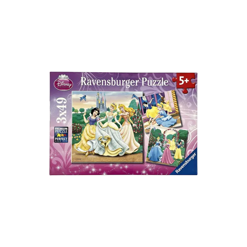 Puzzle Disney - Rêves de princesses - 3x49 pièces- Édition 2013