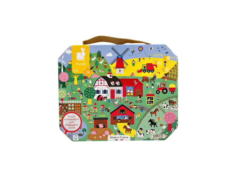 Puzzle d'observation - La ferme - 24 pièces