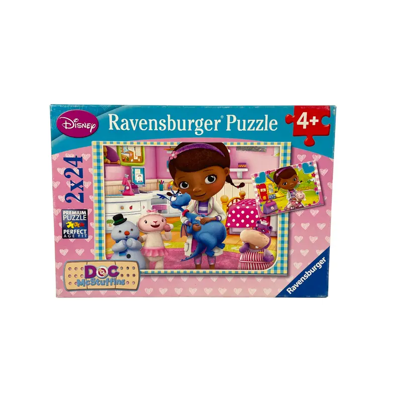 Puzzle - Docteur la peluche- 2x24 pièces