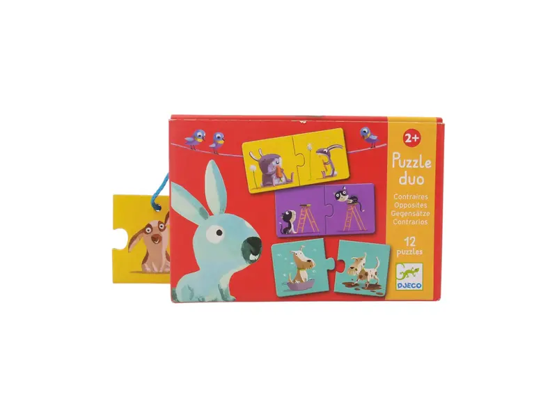 Puzzle duo - Les contraires - 12 Paires