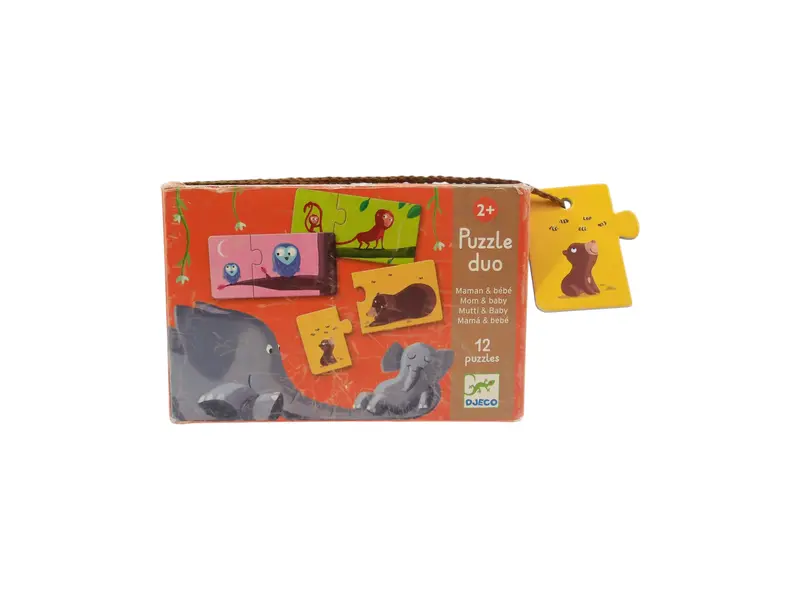 Puzzle duo - Maman et bébé - x12