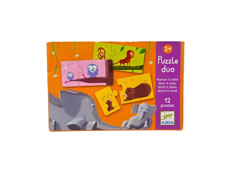 Puzzle duo - Maman et bébé - x12