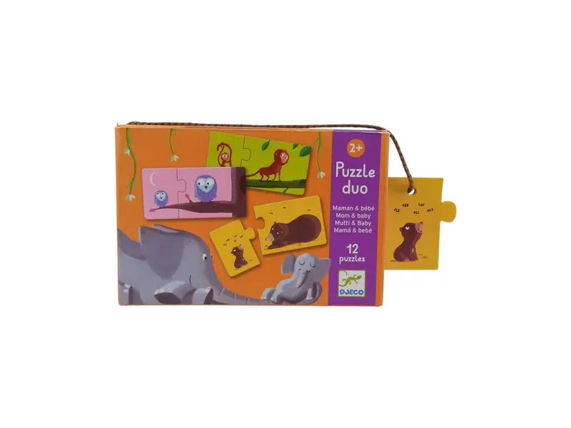Puzzle duo - Maman et bébé - x12