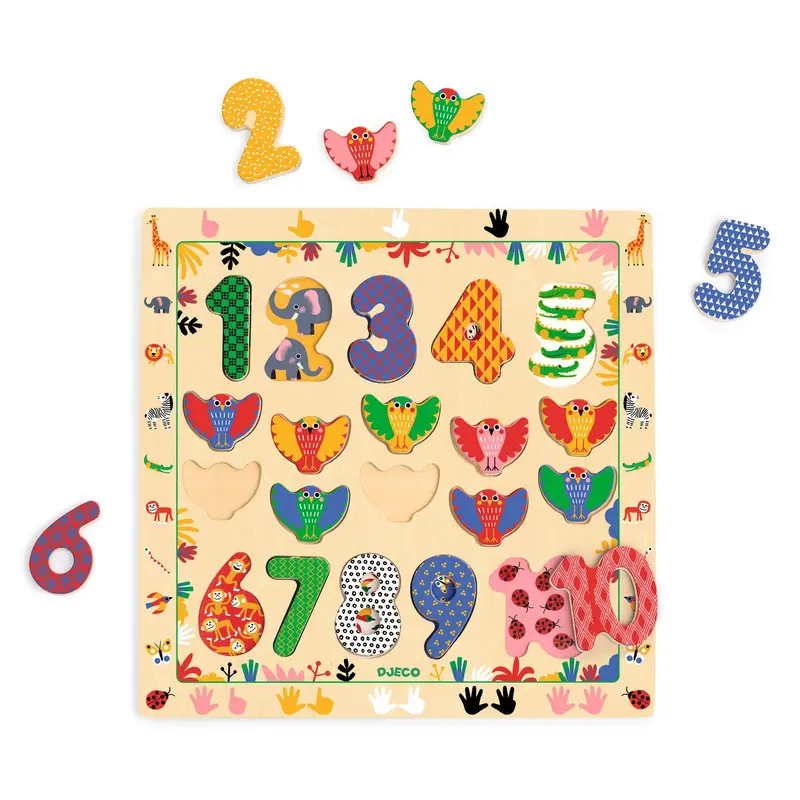 Puzzle éducatif en bois ABC - Alphabet pour enfants