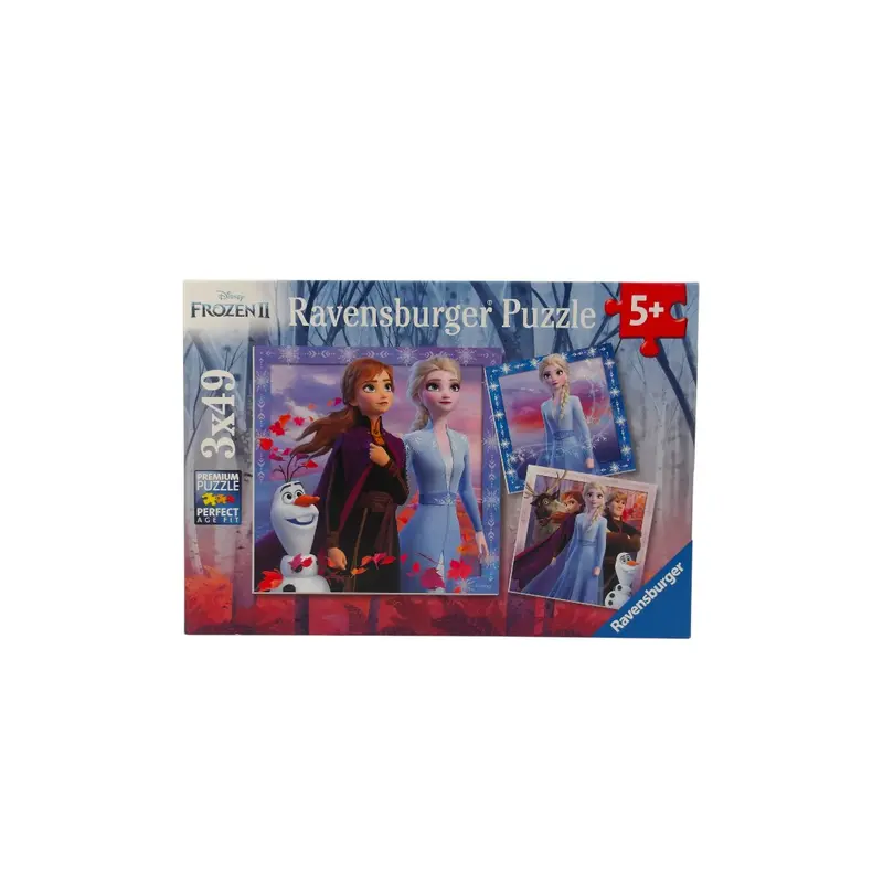 Puzzle - Frozen 2 - Le voyage commence - 3x49 pièces