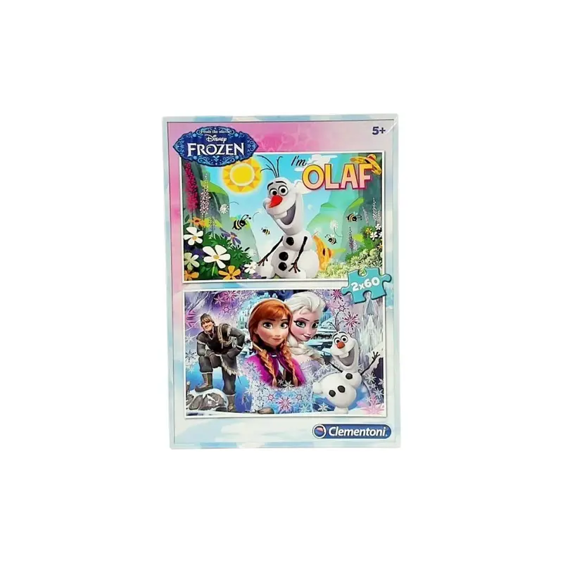 Puzzle - Frozen Olaf  - 2x60 pièces