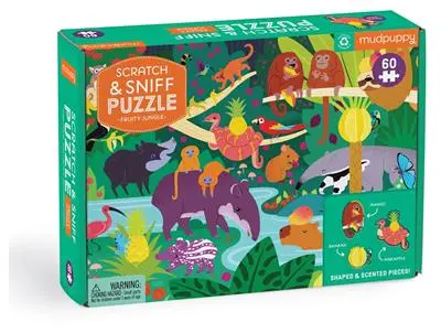 Puzzle Fruity Jungle à gratter et sentir - 60 pièces