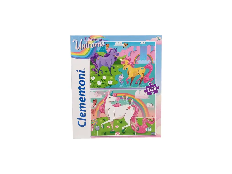 Puzzle - I Belive in Unicorns - 2 x 20 pièces