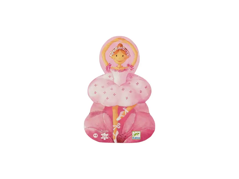 Puzzle - La ballerine à la fleur - 36 pièces